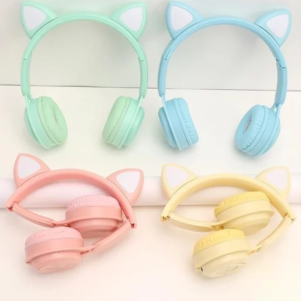 هدفون بلوتوثی مدل گربه ای  HEADPHONE MZ-08M