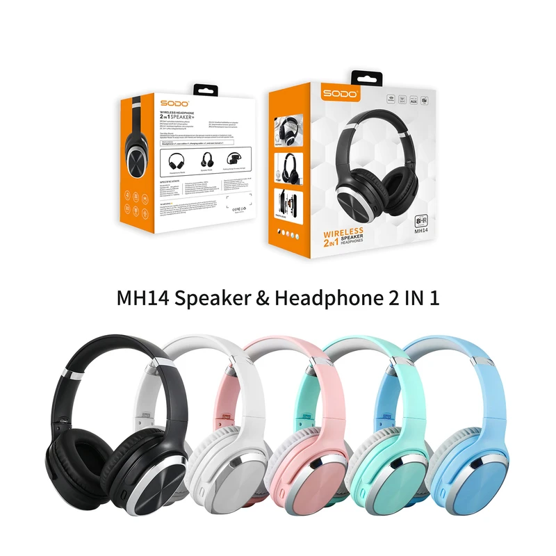 هدفون بلوتوثی سودو مدل HEADPHONE SODO MH14