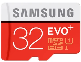 کارت حافظه(رم) مدل EVO Plus همراه با آداپتور SD ظرفیت Memory Card  EVO Plus Samsung / 32GB