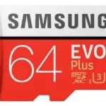 کارت حافظه (رم) مدل EVO Plus  ظرفیت Samsung EVO Plus microSDXC Class 10 UHS-I U1 / 64GB