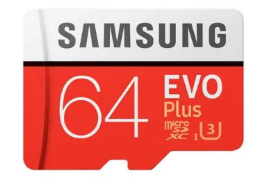 کارت حافظه (رم) مدل EVO Plus  ظرفیت Samsung EVO Plus microSDXC Class 10 UHS-I U1 / 64GB