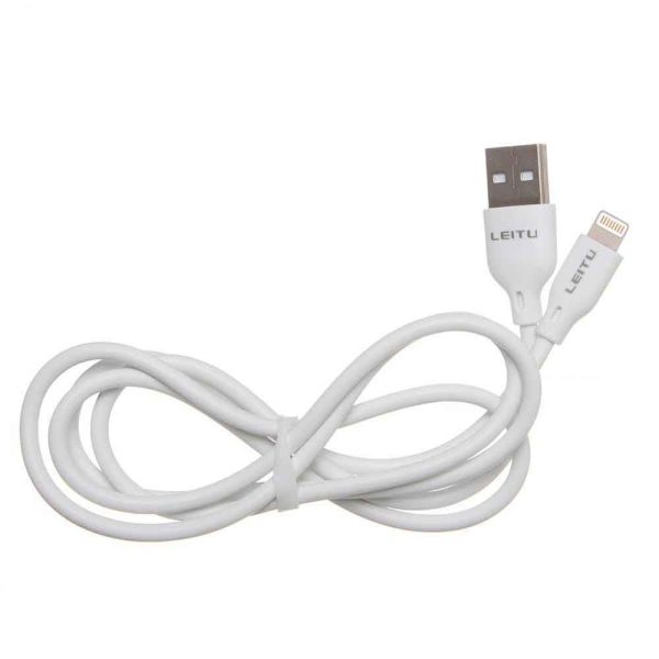 کابل شارژ آیفونی لیتو مدل LEITU IPHONE charging cable LD-25