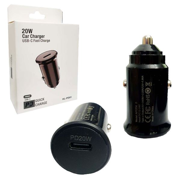 شارژر فندکی مدل  CAR charger HL-PD01