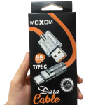 کابل شارژ تایپ سی برند موکسوم   Type-C Charging Cable MOXOM