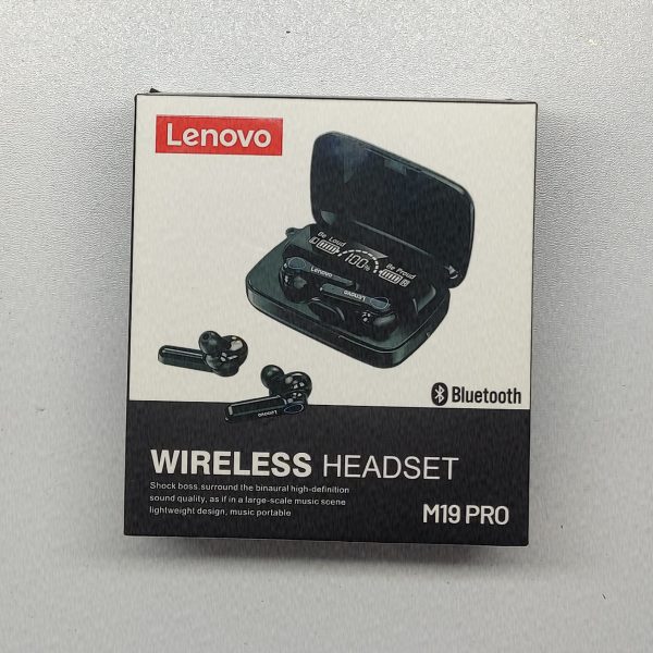 هدفون بی سیم (ایرپاد) مدل لنوو WIRELESS EARBUDS LENOVO  M19 PRO