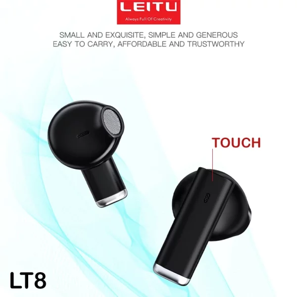 هنذفری بلوتوثی (ایرپاد) لیتو WIRELESS EARBUDS LEITU LT-8