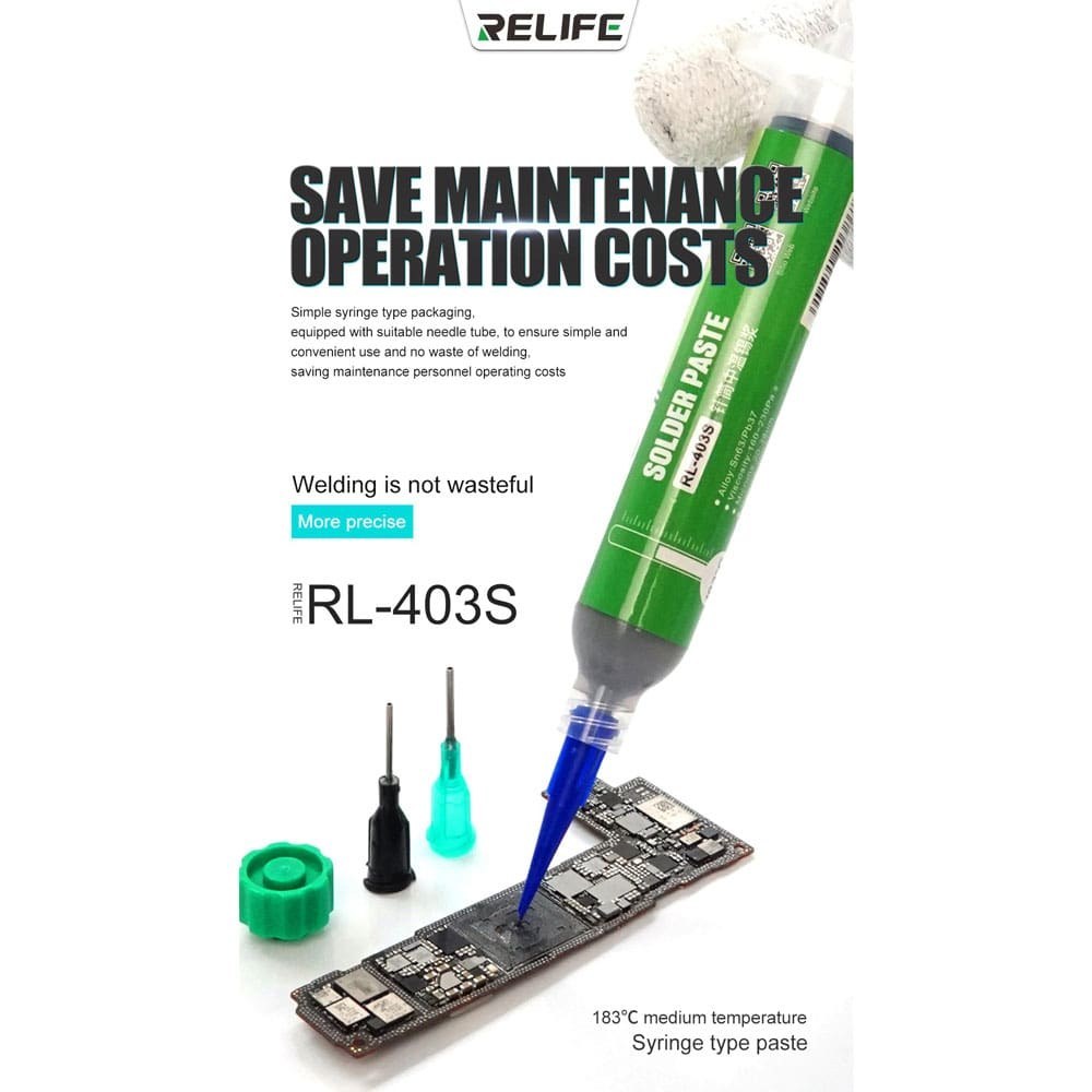 خمیر قلع سرنگی ریلایف RELIFE RL-403S